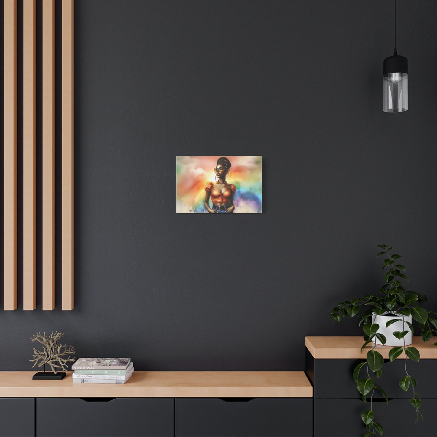 The Color of Love Expression Modern Wall Art