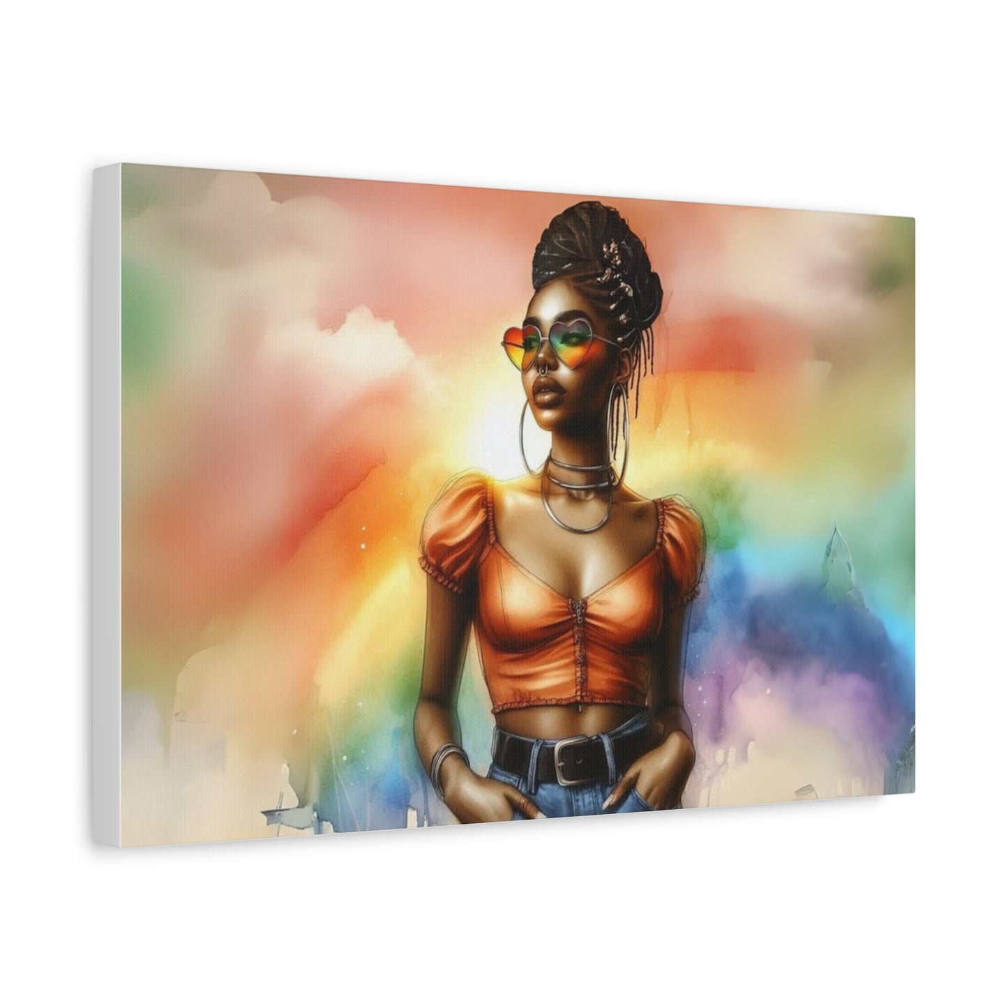 The Color of Love Expression Modern Wall Art