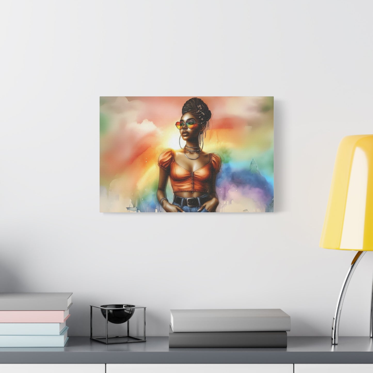 The Color of Love Expression Modern Wall Art