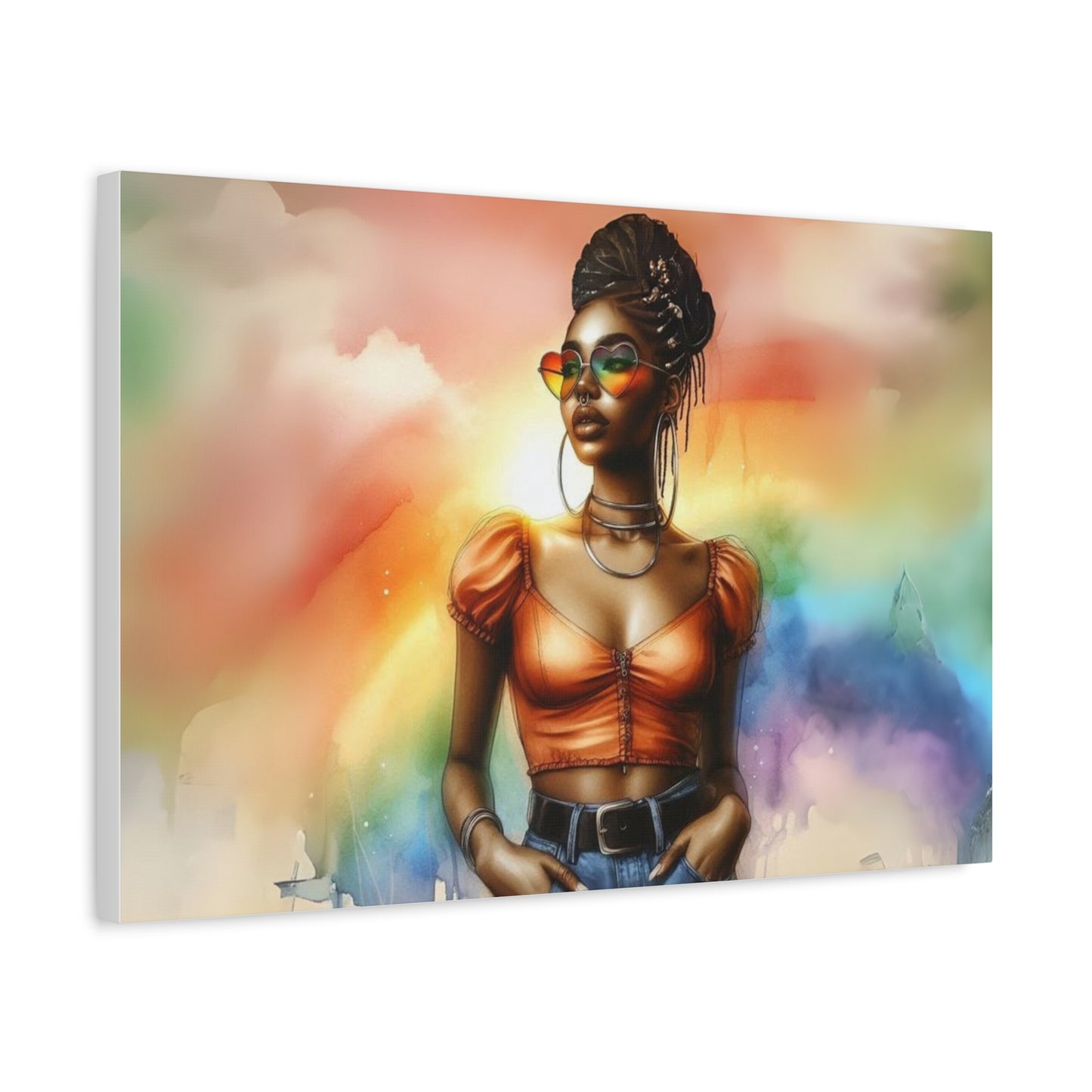 The Color of Love Expression Modern Wall Art