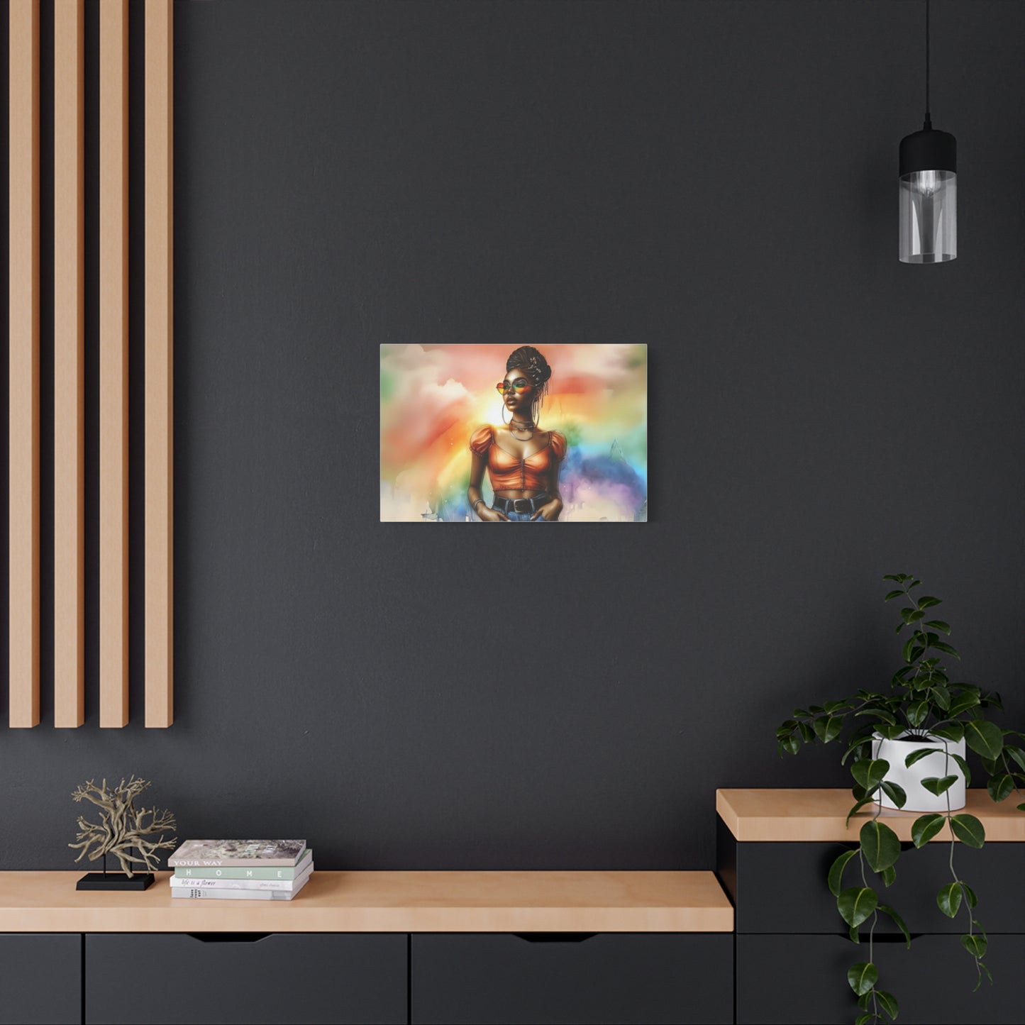 The Color of Love Expression Modern Wall Art