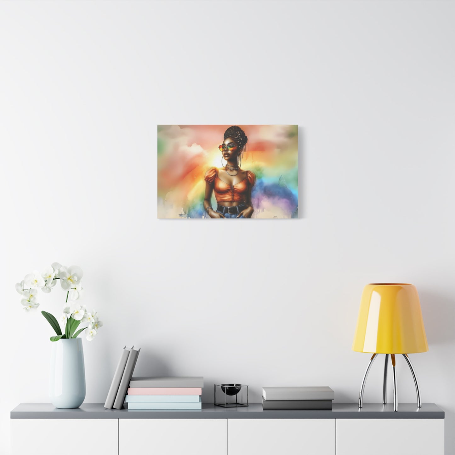The Color of Love Expression Modern Wall Art