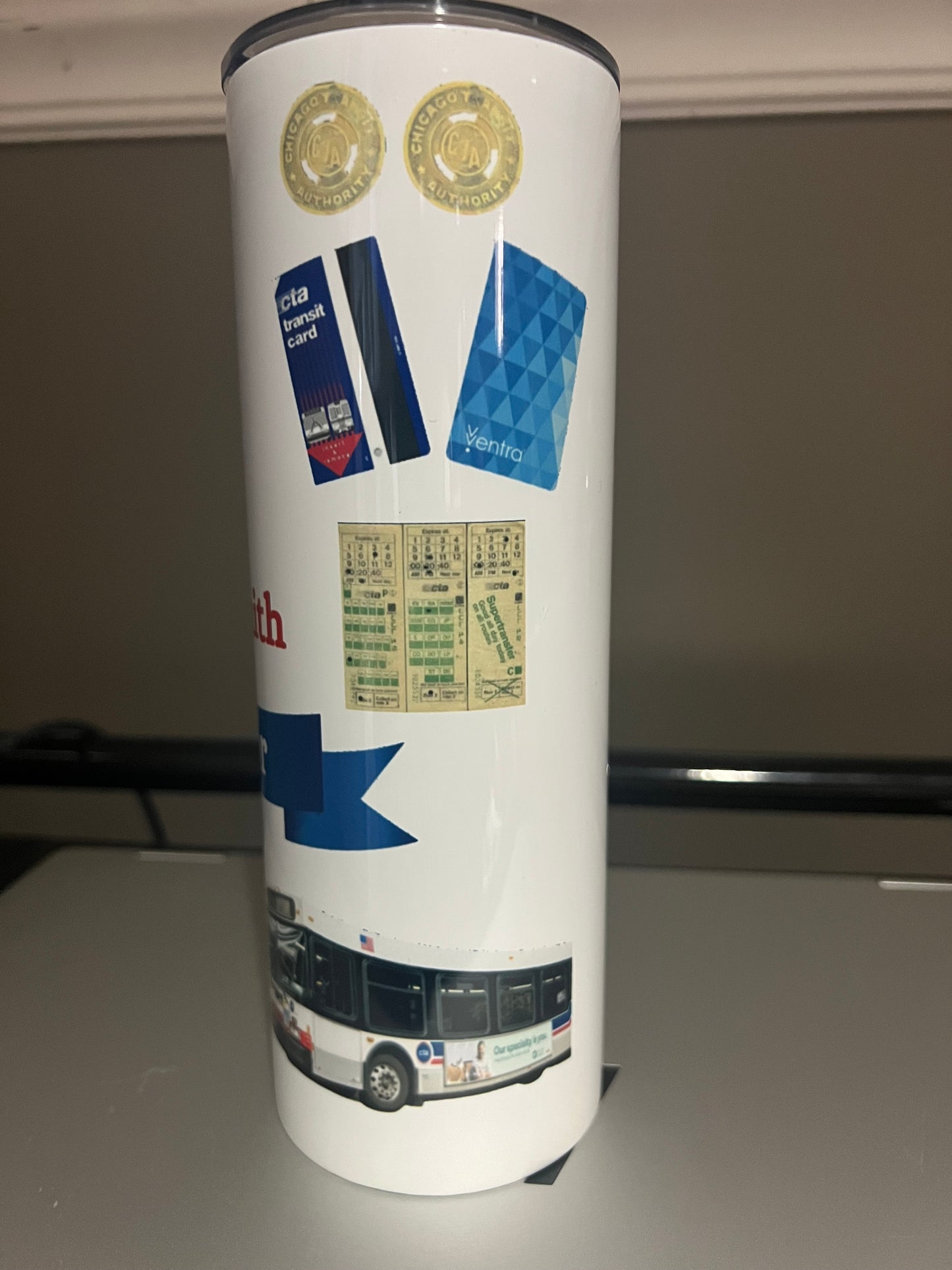 Personalized CTA Skinny Tumbler 20oz