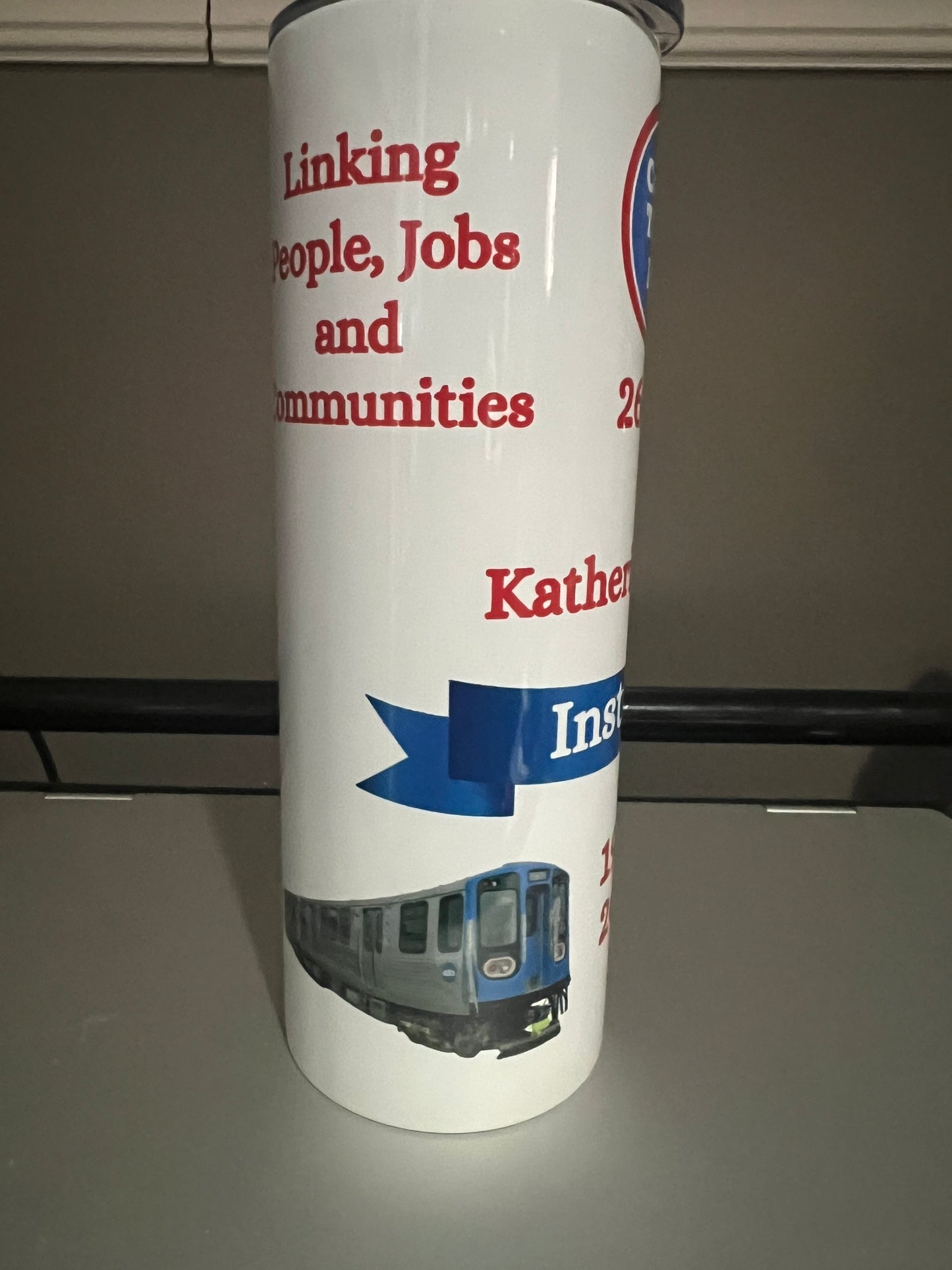 Personalized CTA Skinny Tumbler 20oz