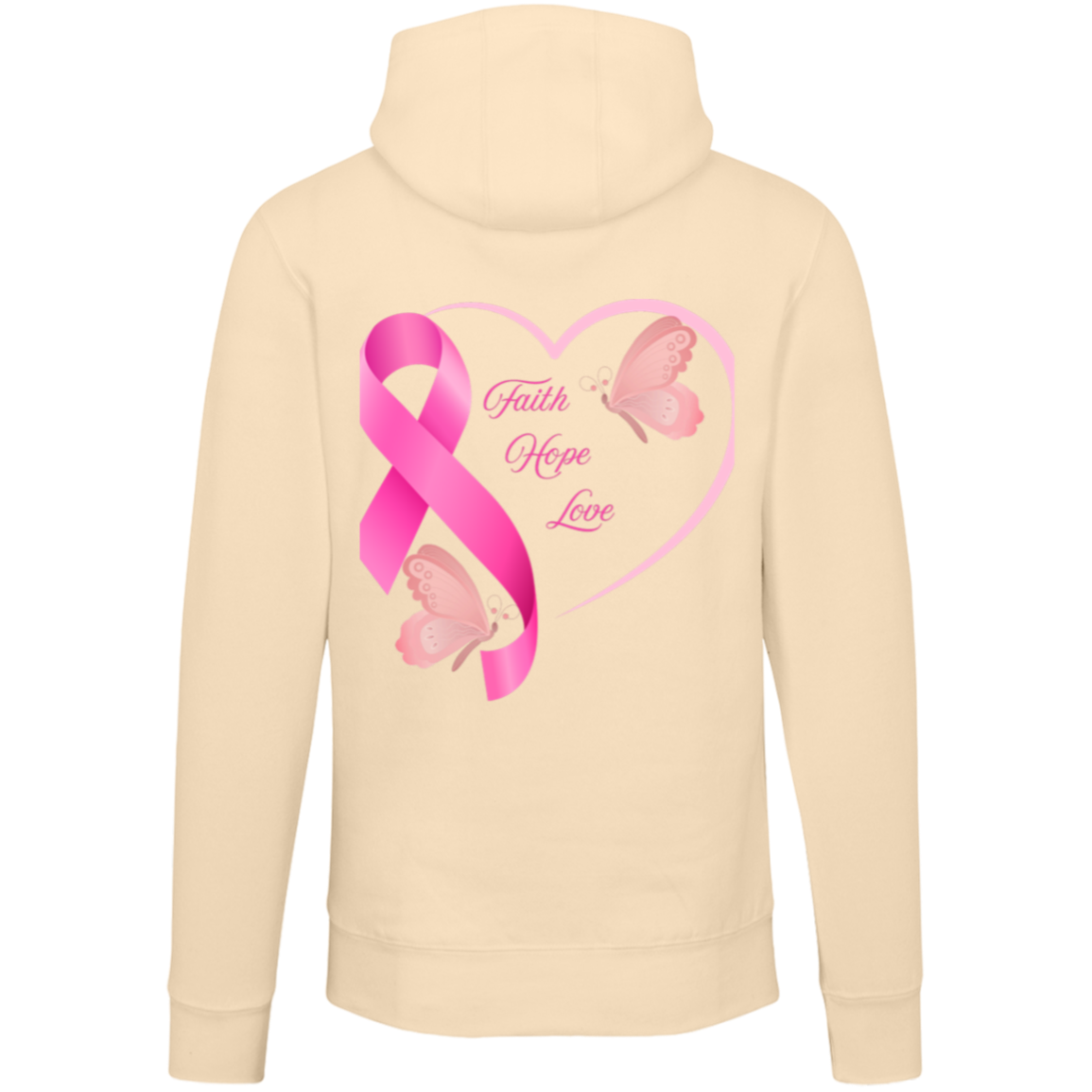 Faith/Hope/Love Cancer Awareness Hoodie