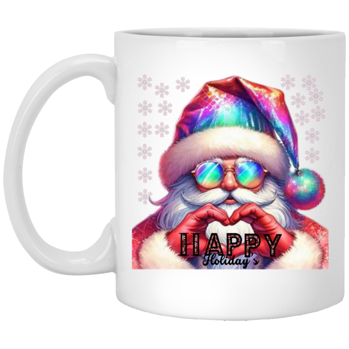 Santa Love 11oz White Mug