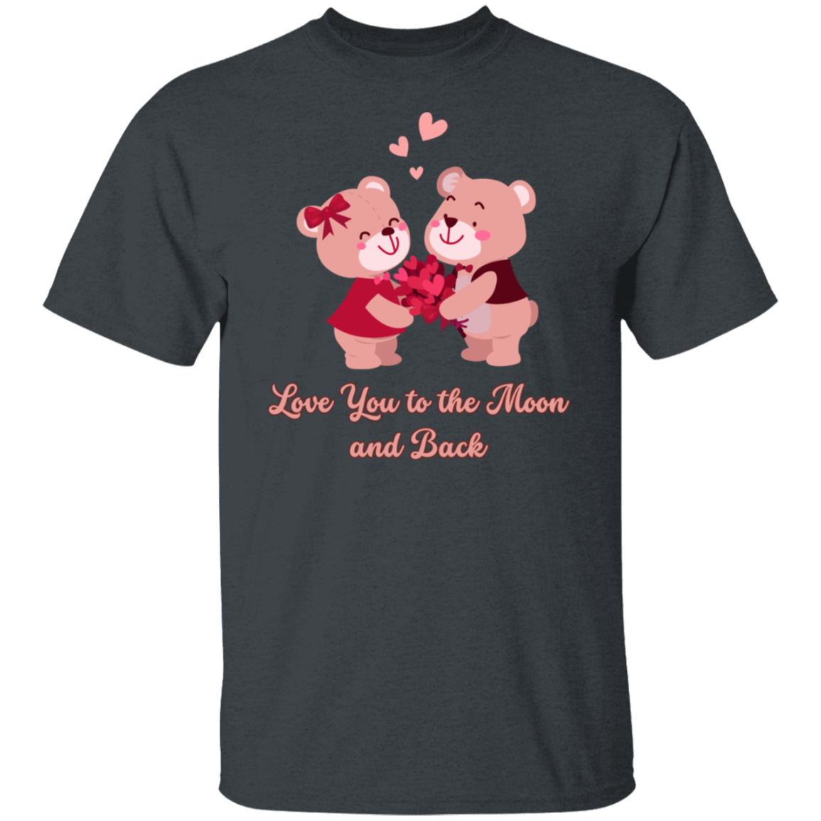 Love You to the Moon and Back Valentines T-Shirt