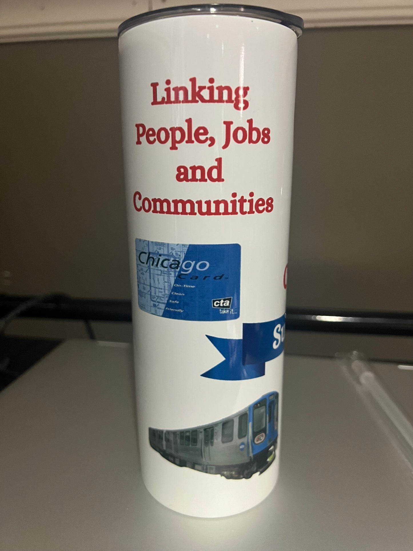 Personalized CTA Skinny Tumbler 20oz