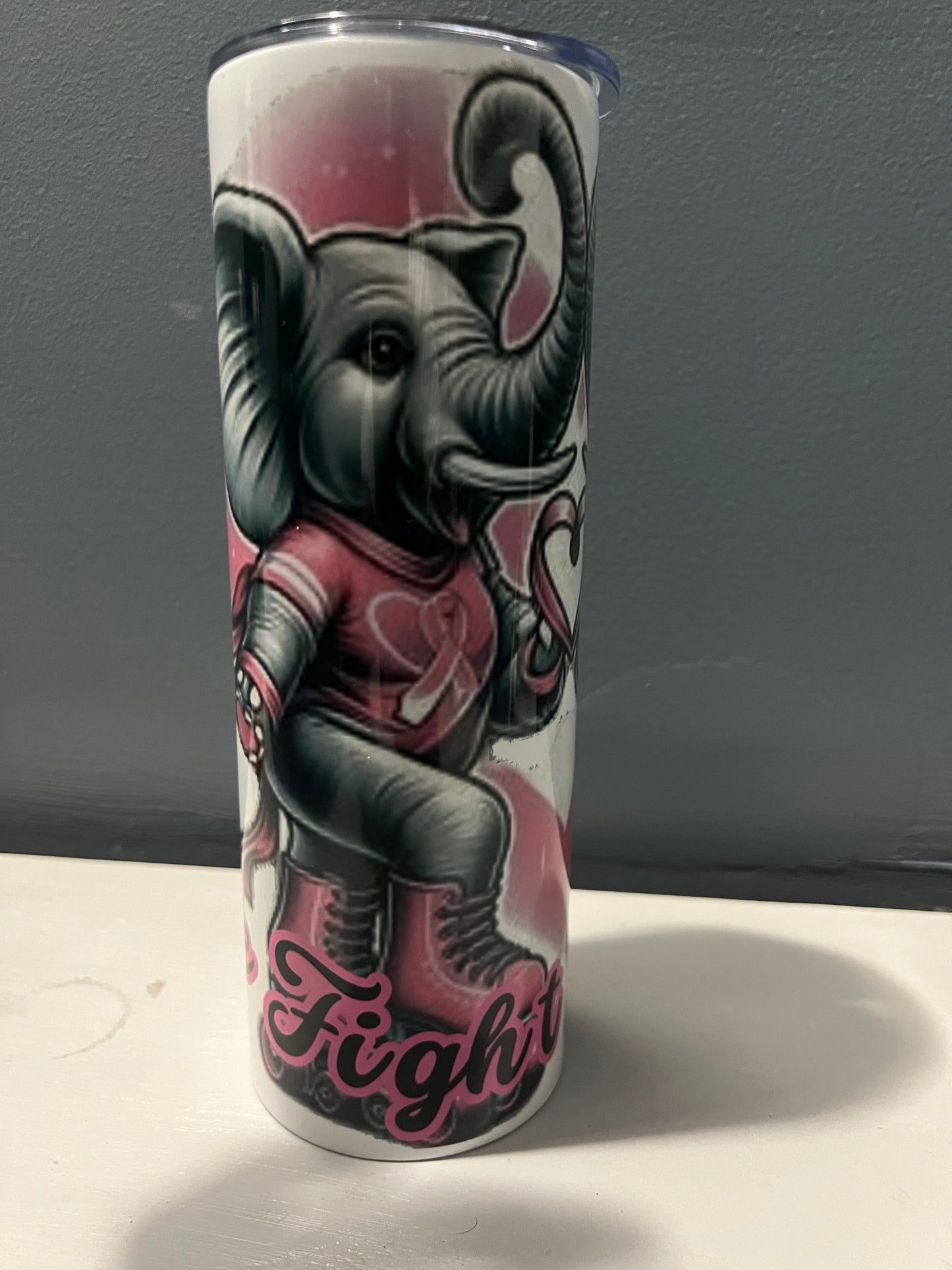 We Fight Together- Cancer Awareness Skinny Tumbler 20oz