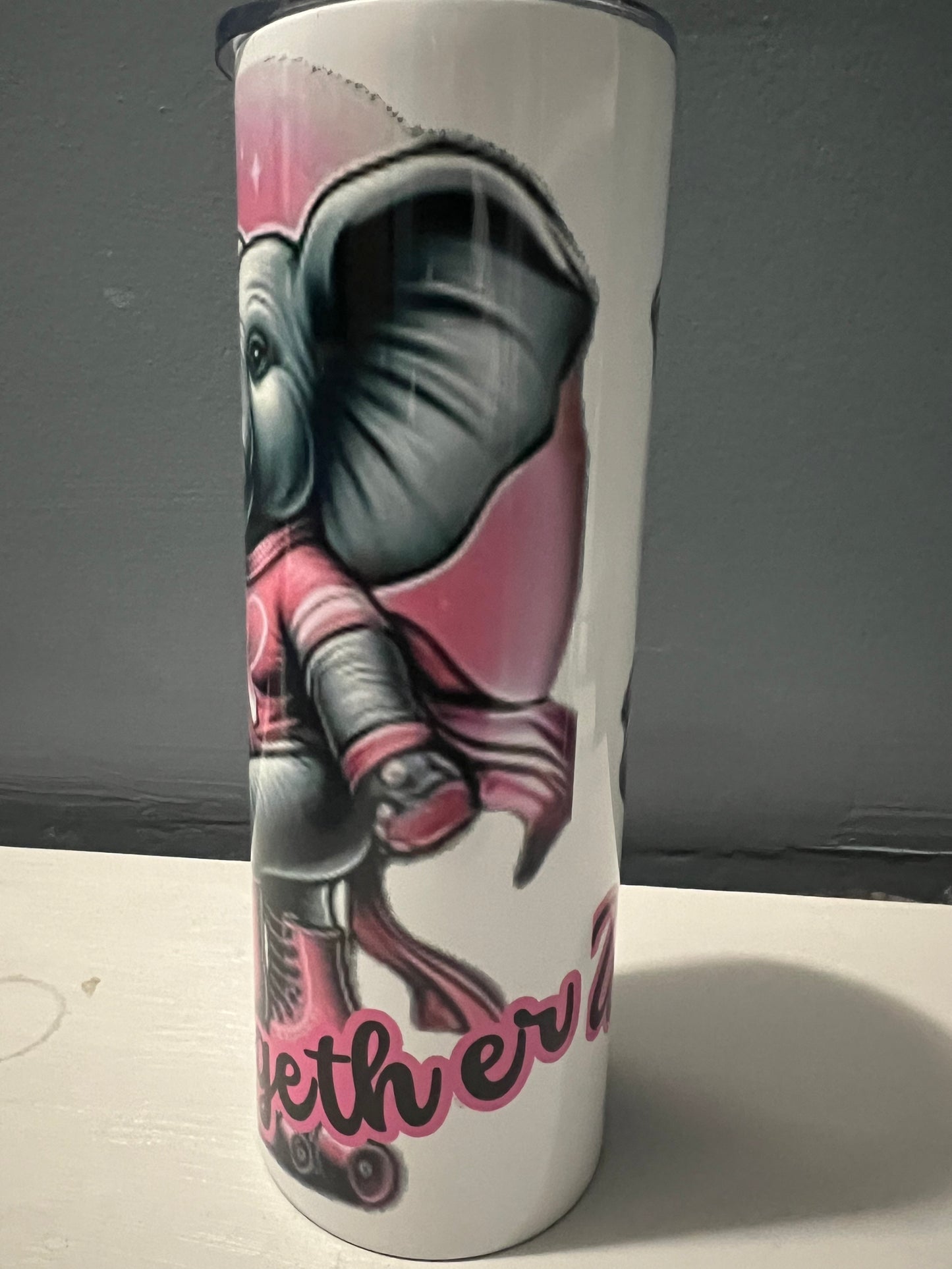 We Fight Together- Cancer Awareness Skinny Tumbler 20oz