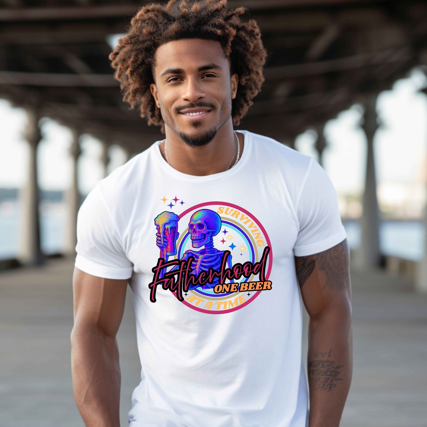 Surviving Fatherhood Funny T-Shirt