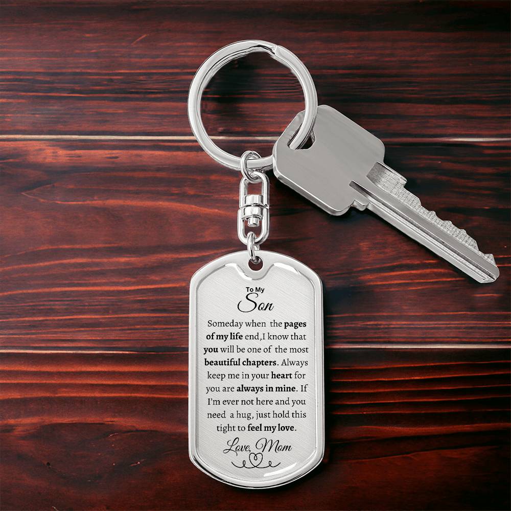 To My Son | Dog Tag/Keychain