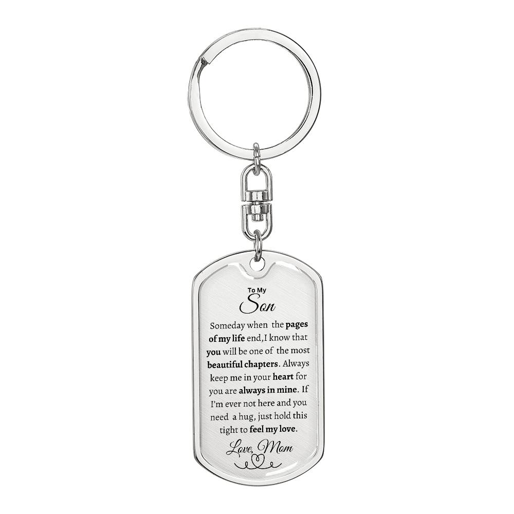 To My Son | Dog Tag/Keychain