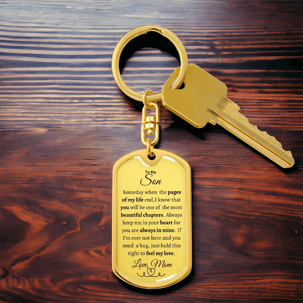 To My Son | Dog Tag/Keychain