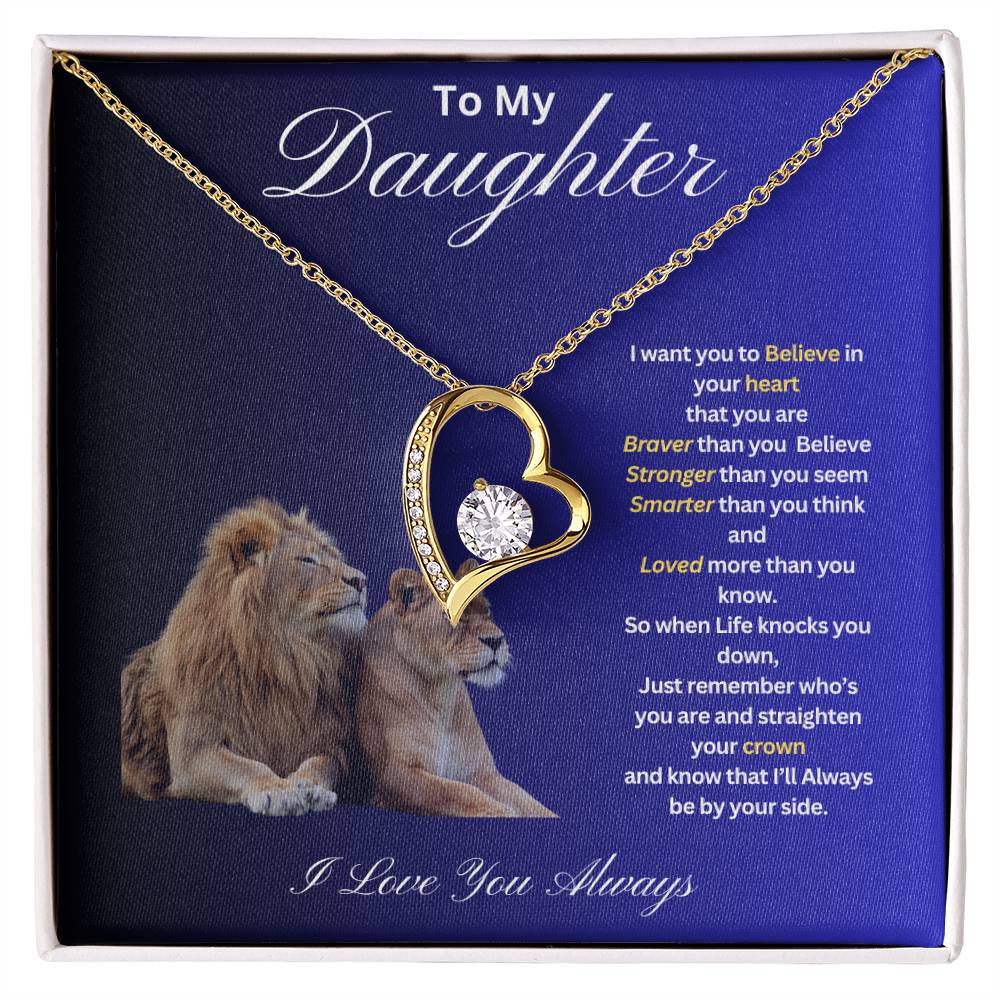 Daughter Forever Love Necklace