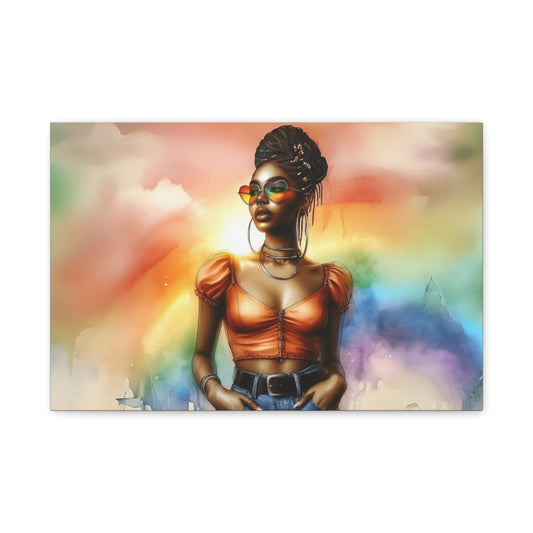 The Color of Love Expression Modern Wall Art