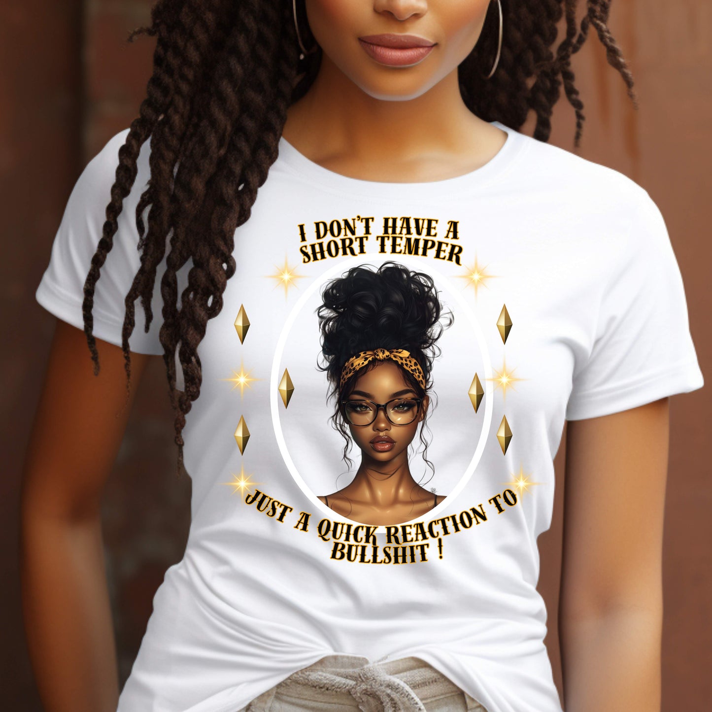 I Don't Have a Short Temper Humorous Sarcastic T-Shirt