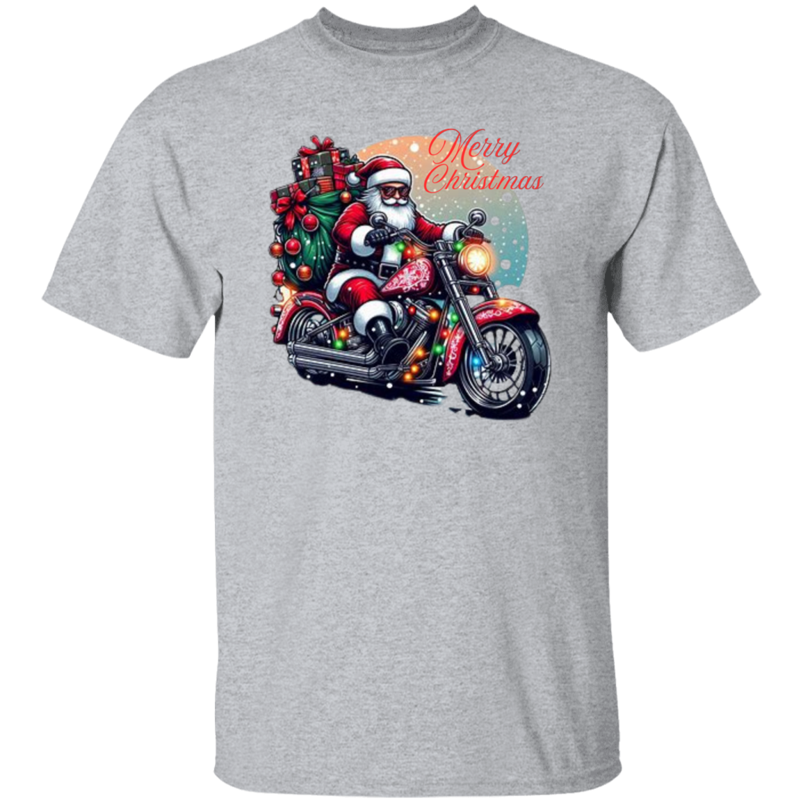 Motorcycle Santa T-Shirt