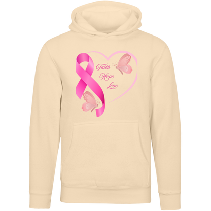 Faith/Hope/Love  Cancer Awareness  Hoodie