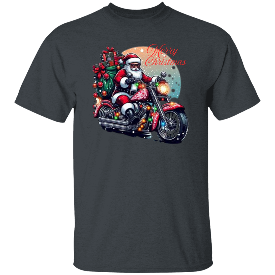 Motorcycle Santa T-Shirt