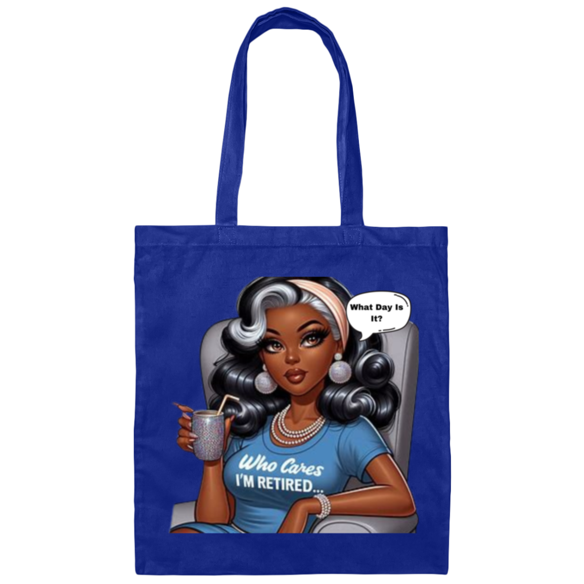 I'm Retired Canvas Tote Bag