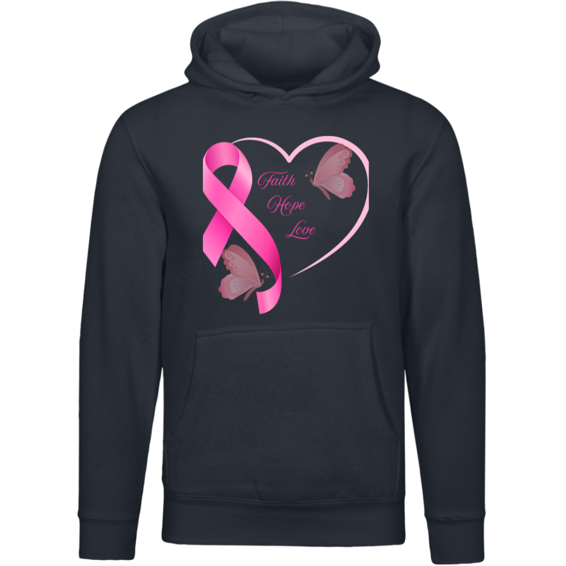 Faith/Hope/Love  Cancer Awareness  Hoodie