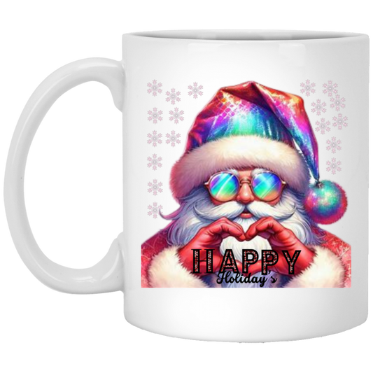 Santa Love 11oz White Mug