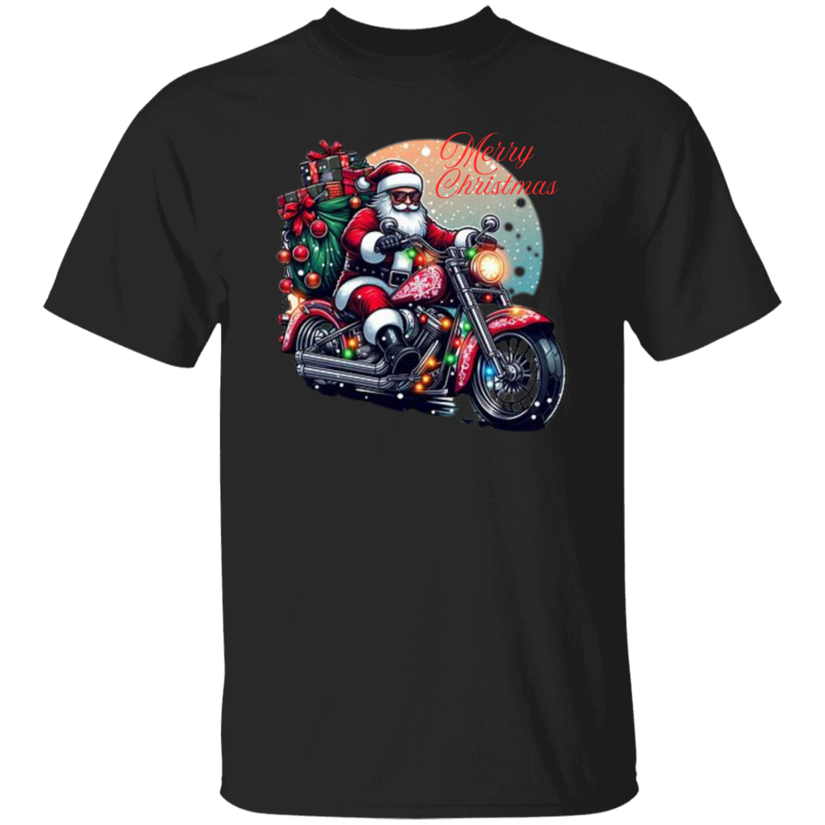 Motorcycle Santa T-Shirt