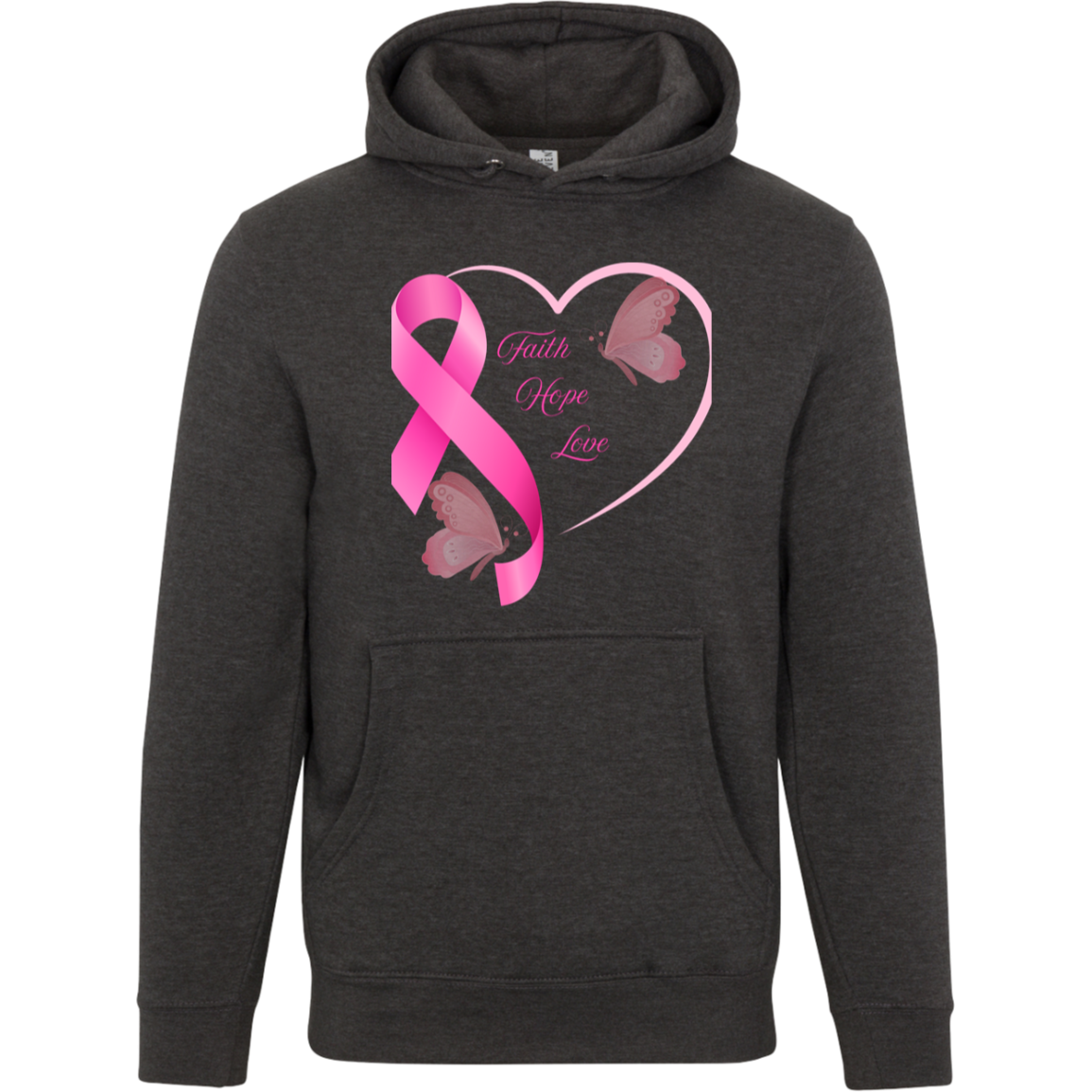 Faith/Hope/Love  Cancer Awareness  Hoodie