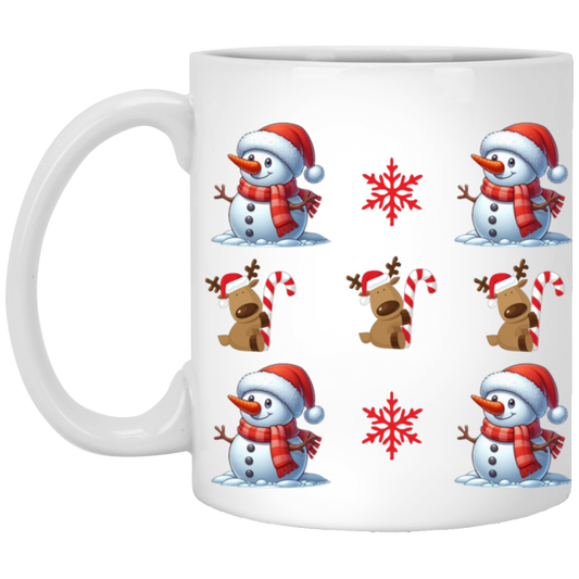 Snowman  White Mug