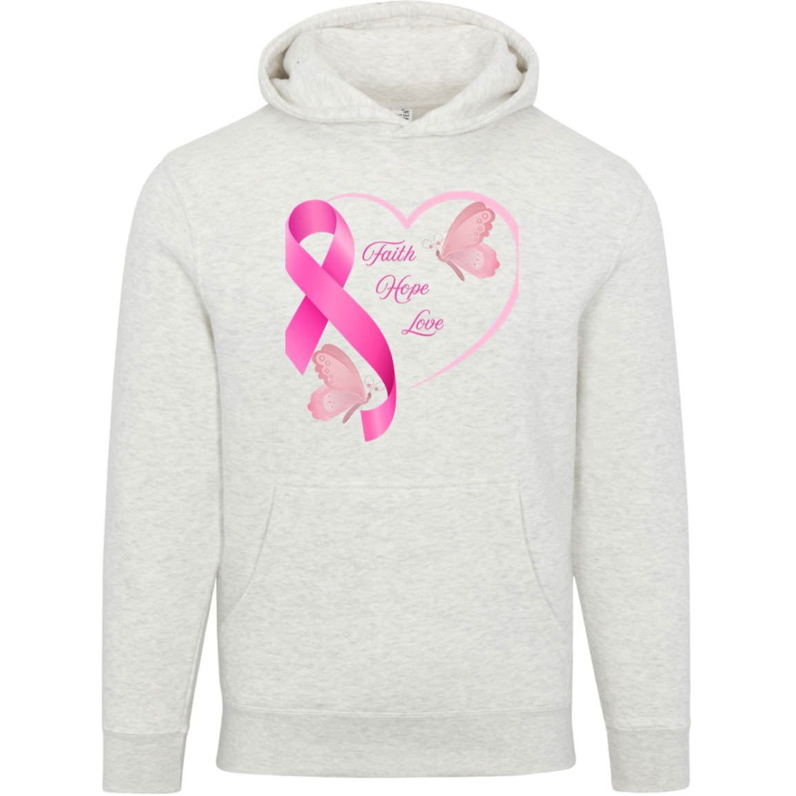 Faith/Hope/Love  Cancer Awareness  Hoodie