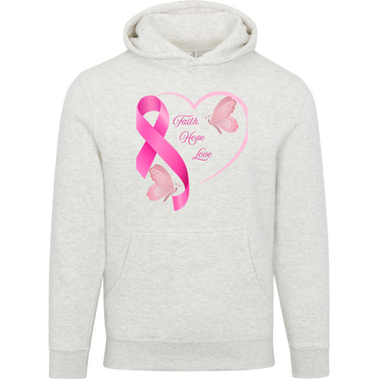 Faith/Hope/Love  Cancer Awareness  Hoodie