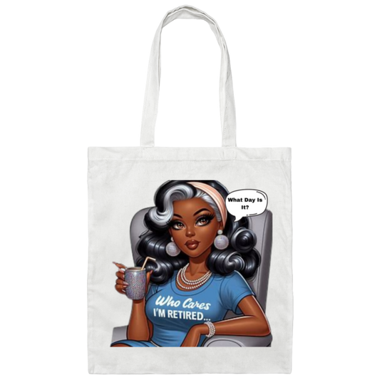 I'm Retired Canvas Tote Bag