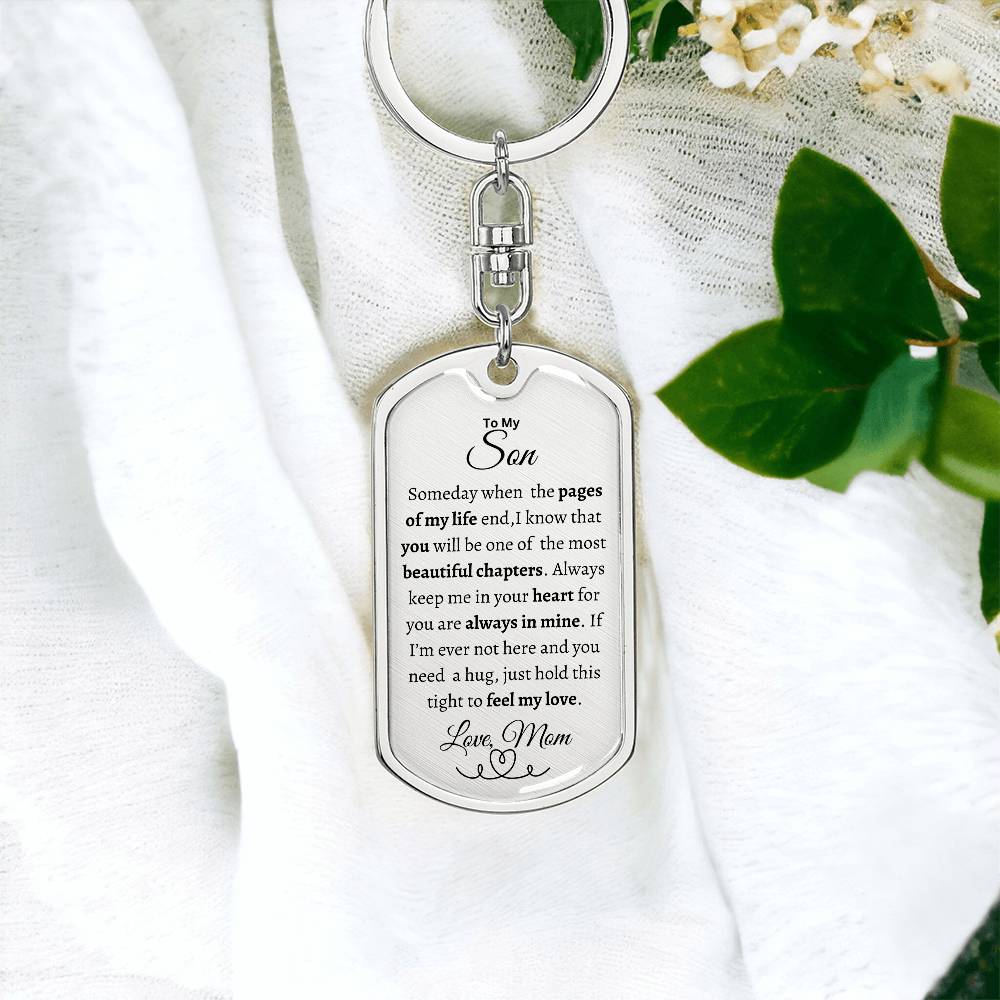 To My Son | Dog Tag/Keychain