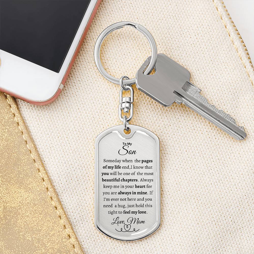 To My Son | Dog Tag/Keychain