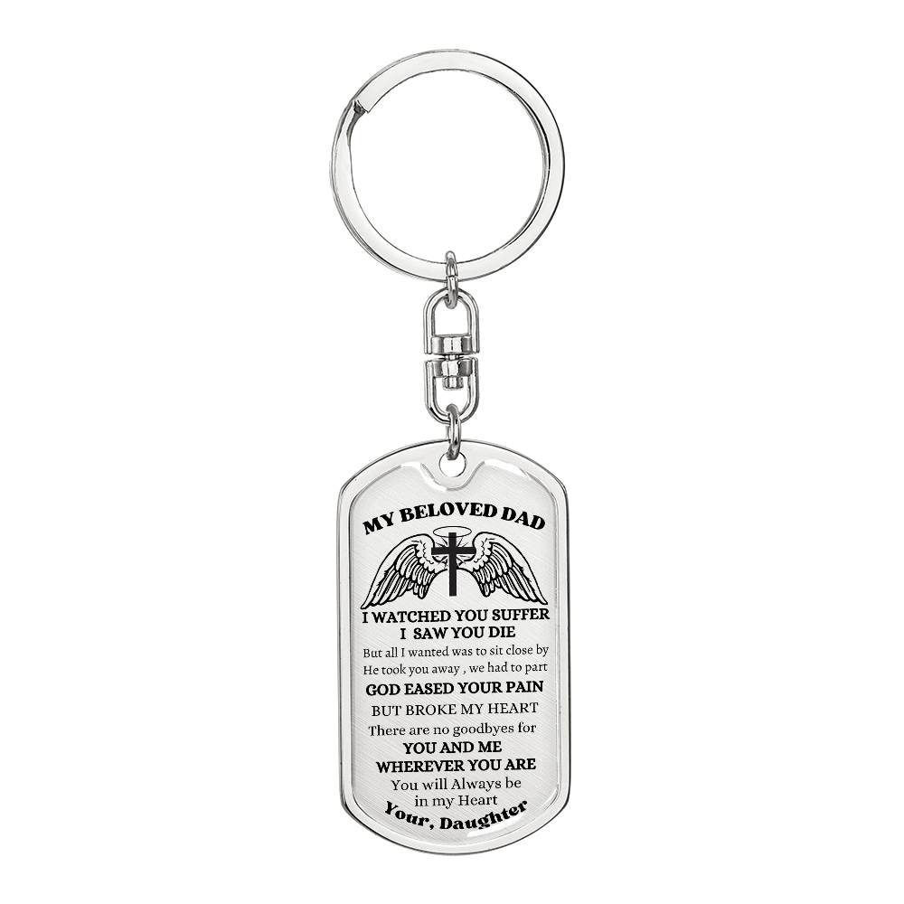 Dad's Remembrance Memorial [Dog Tag/Key Chain]