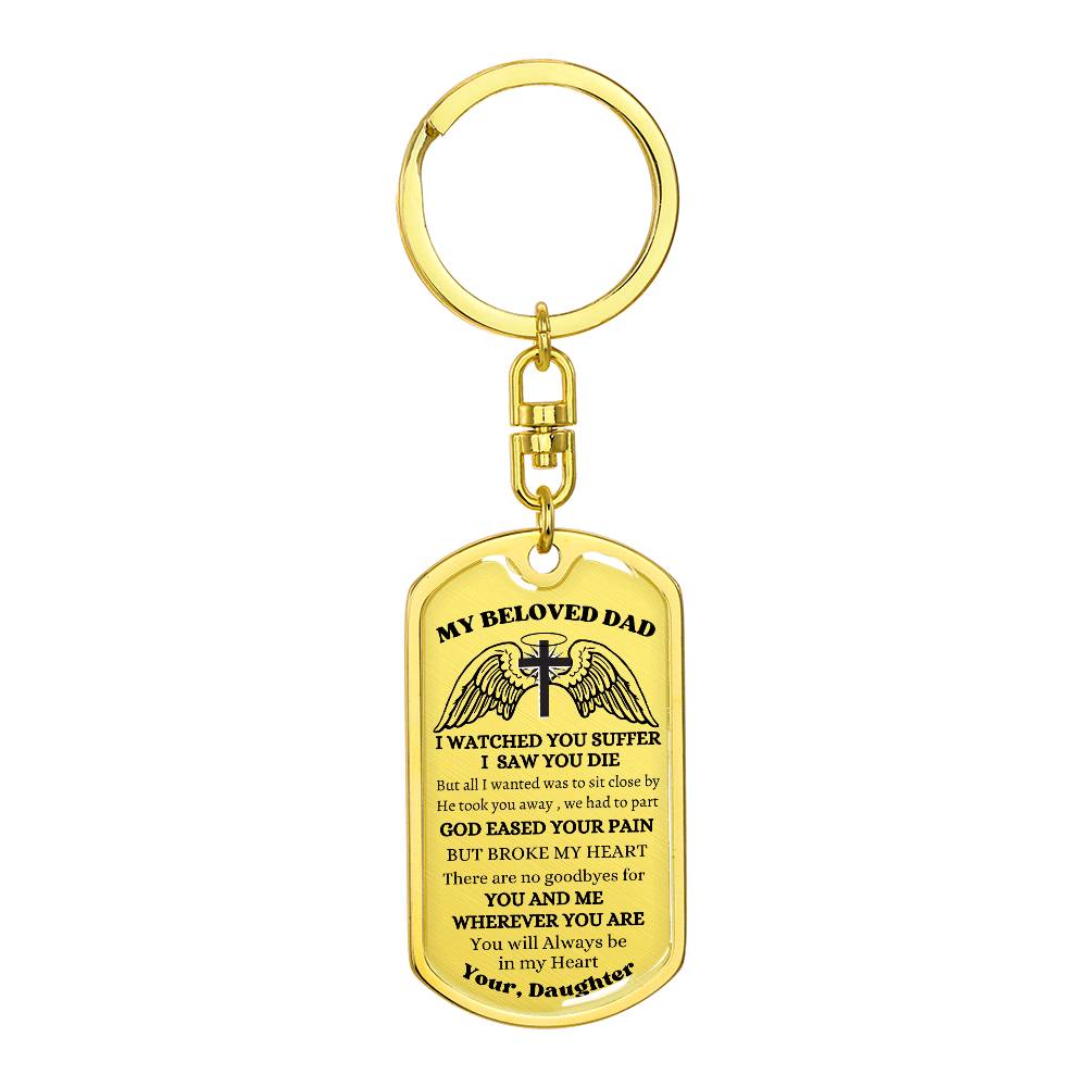 Dad's Remembrance Memorial [Dog Tag/Key Chain]