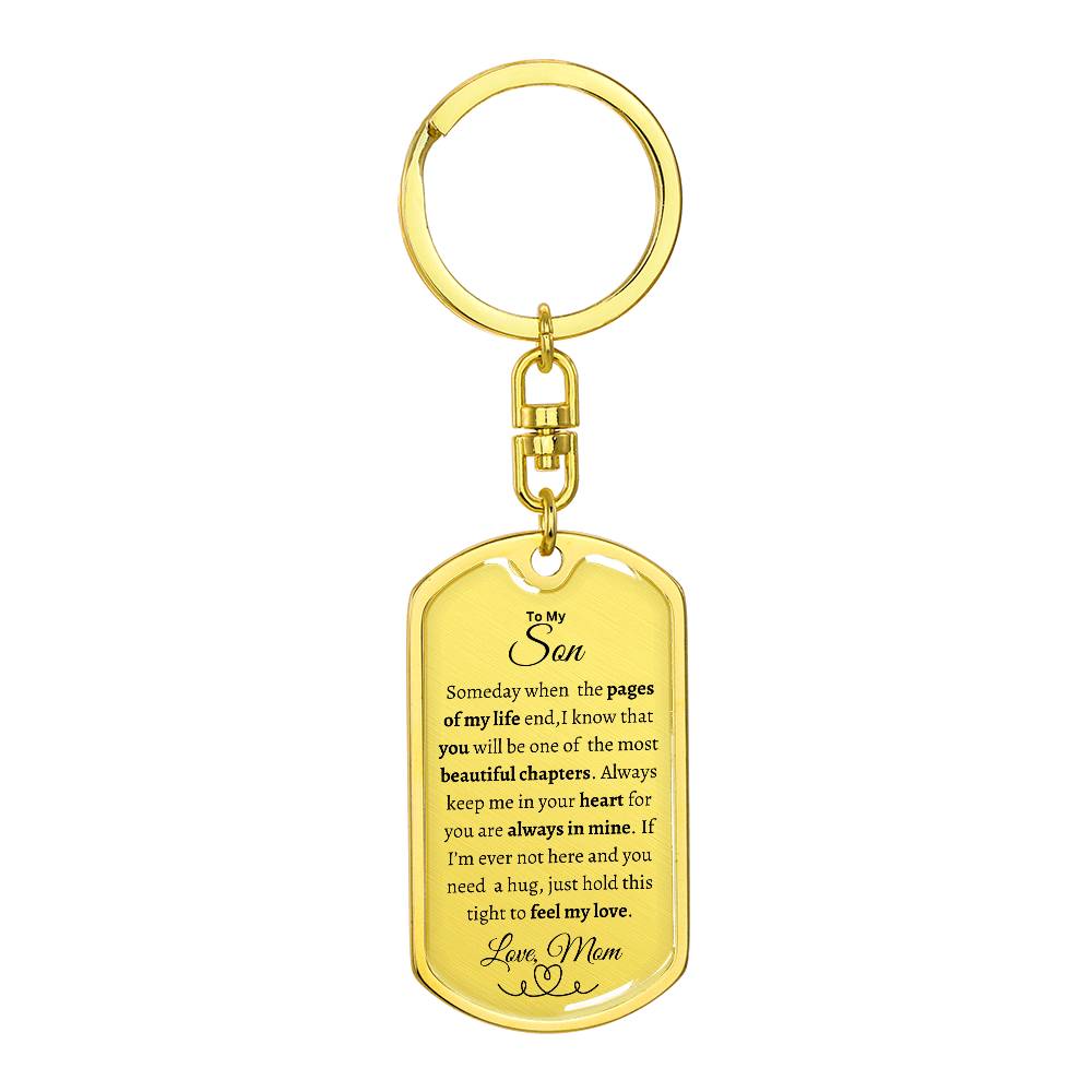 To My Son | Dog Tag/Keychain