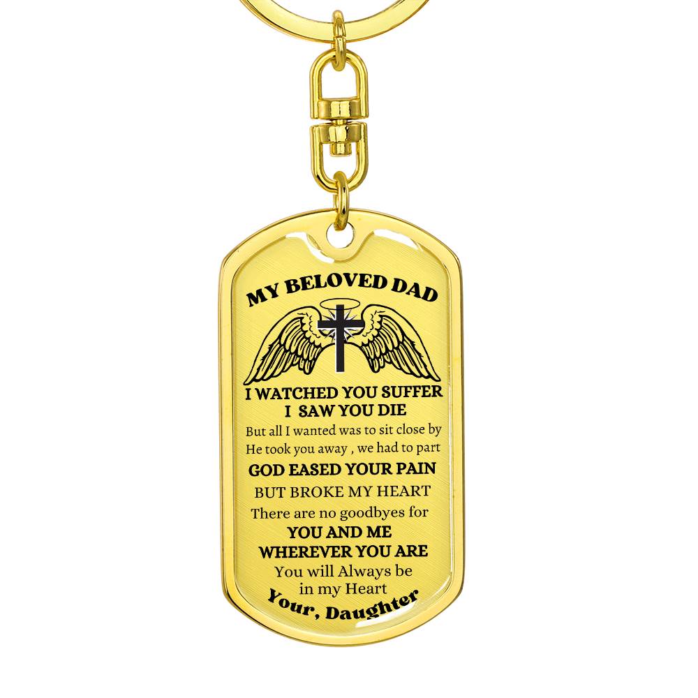 Dad's Remembrance Memorial [Dog Tag/Key Chain]