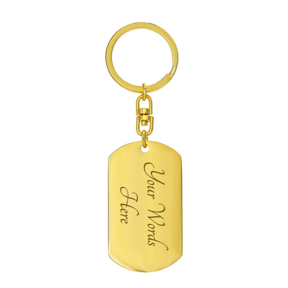 To My Son | Dog Tag/Keychain
