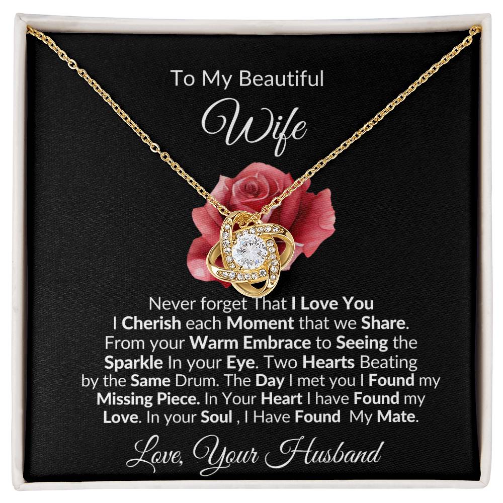 To My Wife [ Love Knot Necklace]