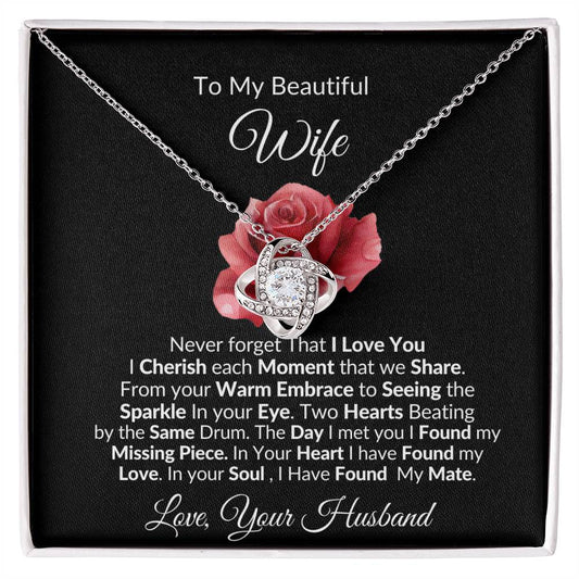 To My Wife [ Love Knot Necklace]