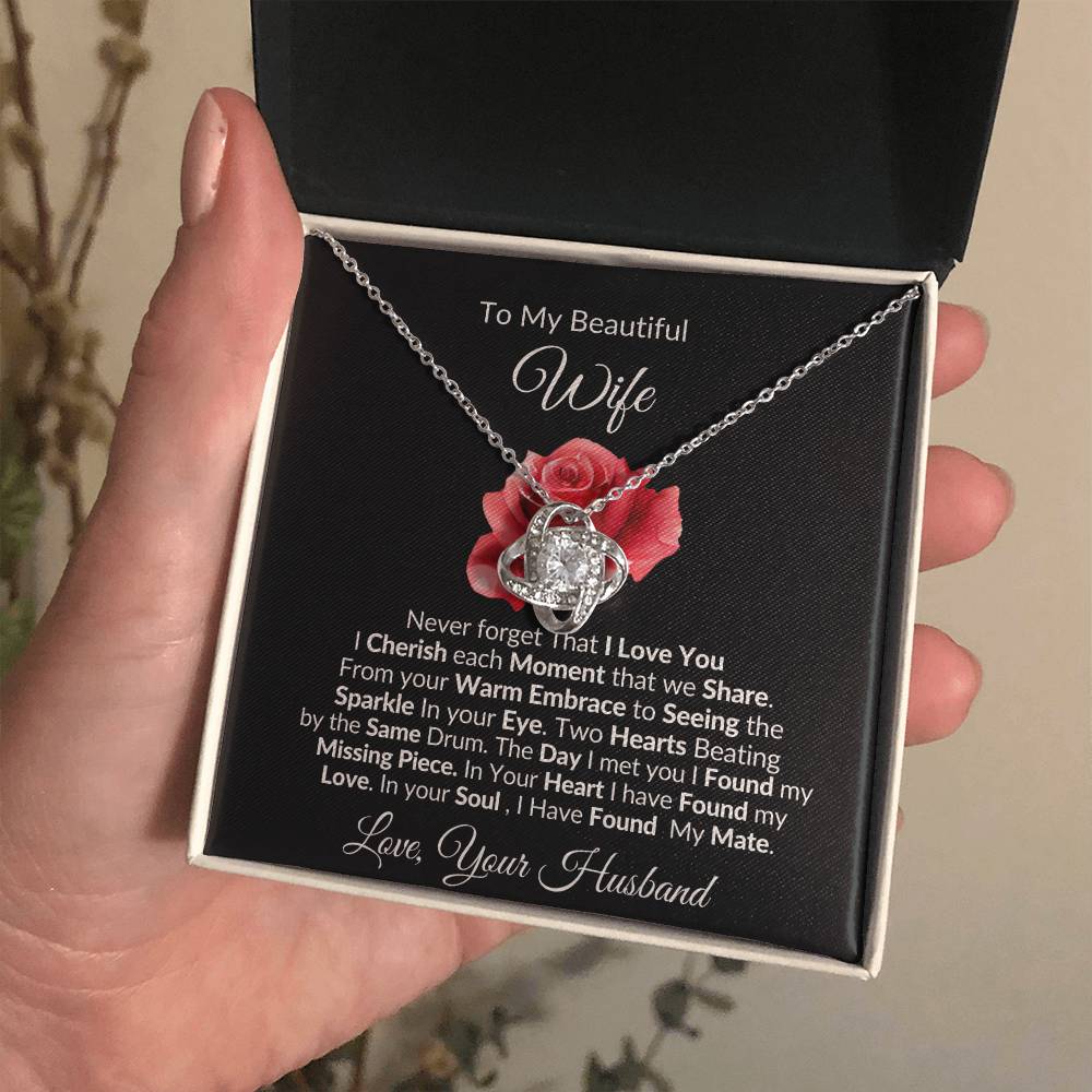 To My Wife [ Love Knot Necklace]