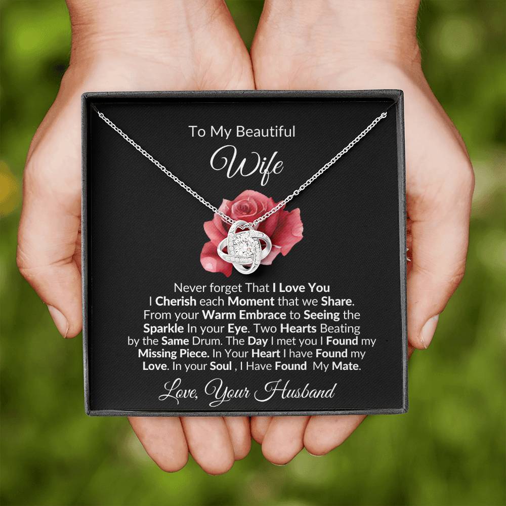 To My Wife [ Love Knot Necklace]
