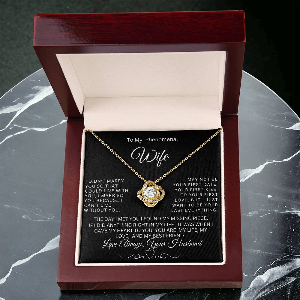 My Phenomenal Wife [Love Knot Necklace]