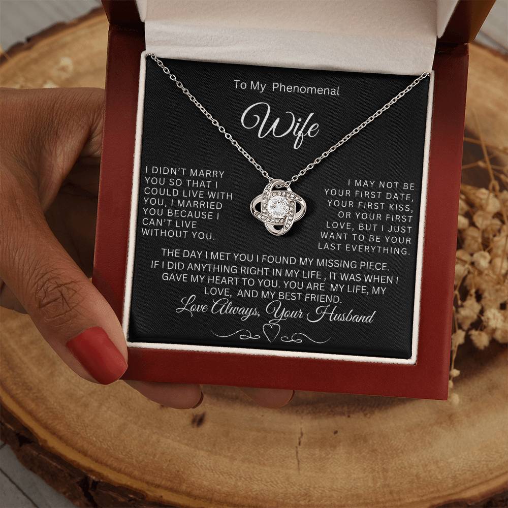 My Phenomenal Wife [Love Knot Necklace]