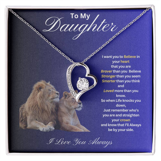 Daughter Forever Love Necklace