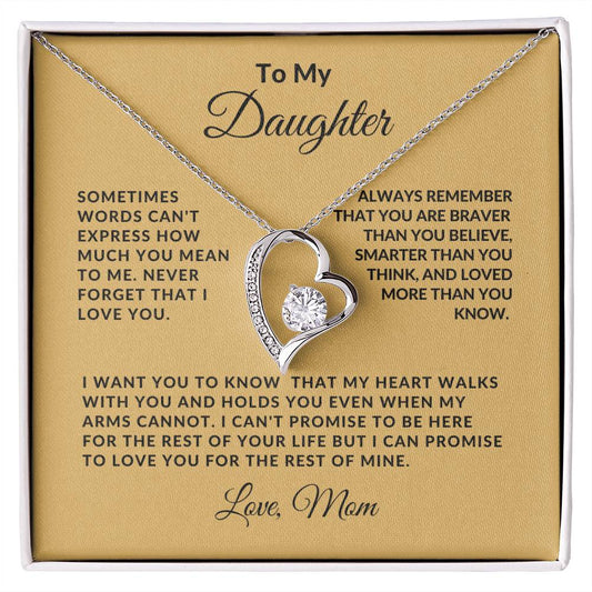 My Forever Love Necklace [To My Daughter]