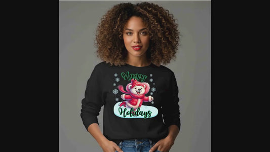The Jolly Polar Bear Christmas Pullover Sweatshirt